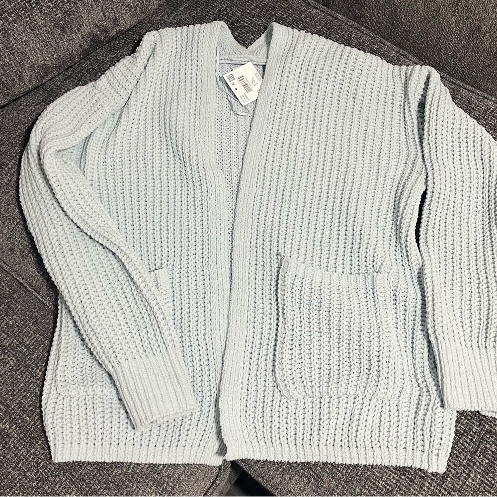 American Eagle Outfitters Light Blue Cardigan - Picture 2 of 4